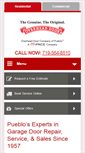 Mobile Screenshot of overheaddoorpueblo.com